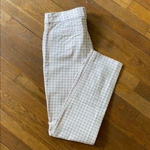 High waisted Pink Gingham style pixie pants